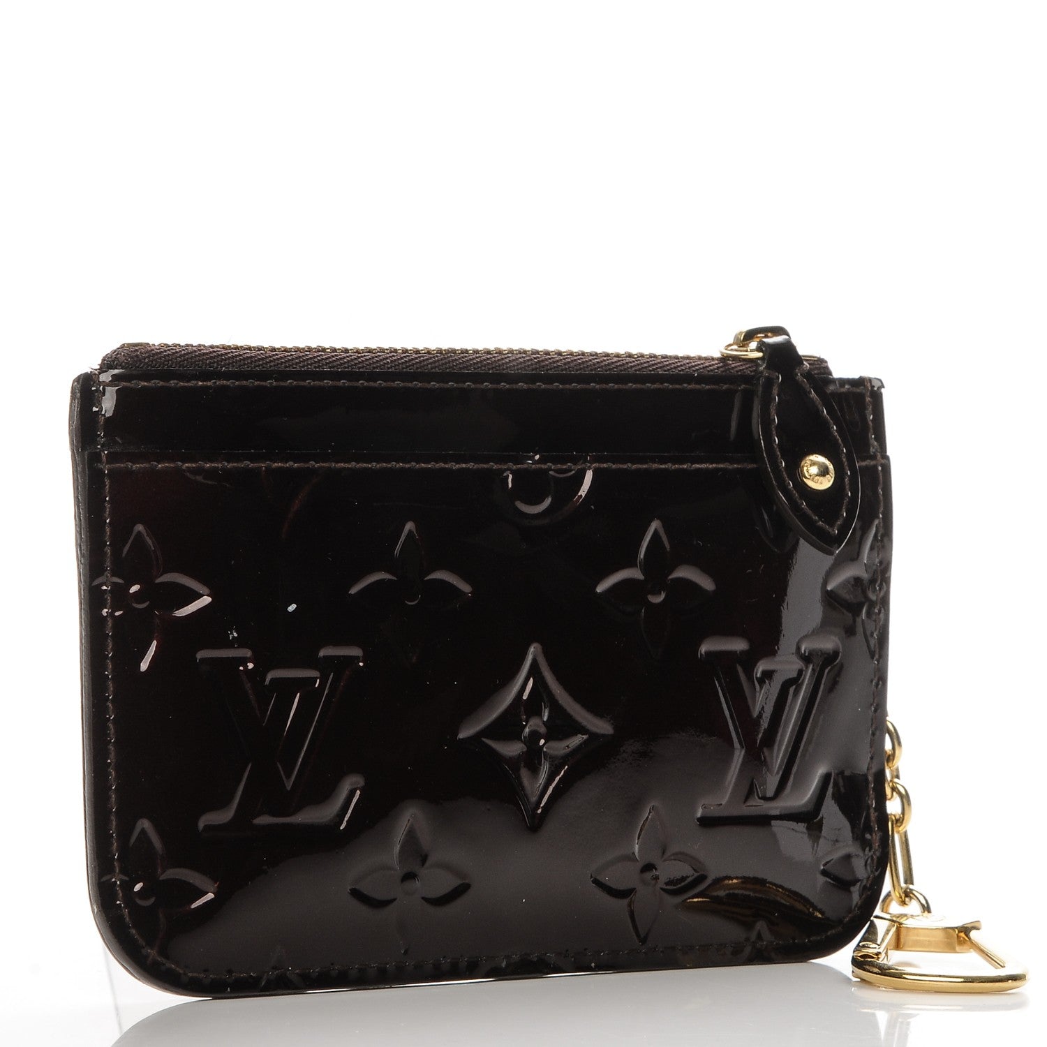 Louis Vuitton Vernis Key Pouch Amarante 3 of 6
