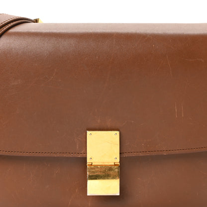 Celine Box Calfskin Medium Classic Box Flap Bag Camel 8 of 11