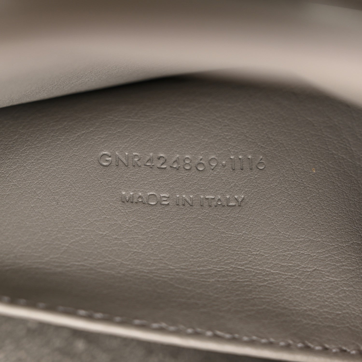 Saint Laurent Calfskin Small Monogram Cabas Grey 7 of 12