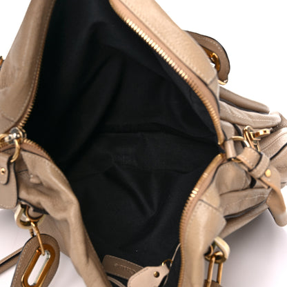 Chloe Calfskin Medium PARATY Barbour Khaki 5 of 15