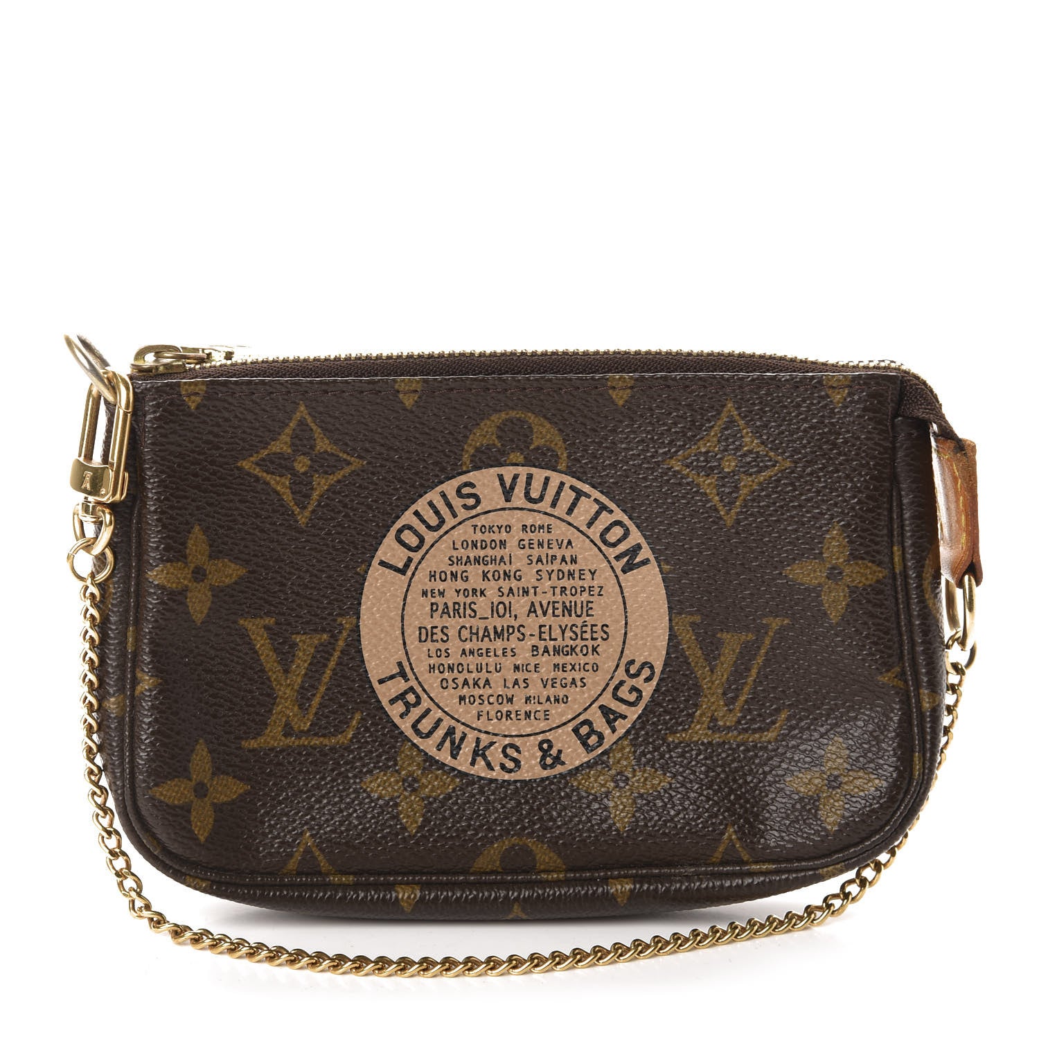 Louis Vuitton Monogram Complice Trunks and Bags Mini Pochette Accessories Beige 1 of 7