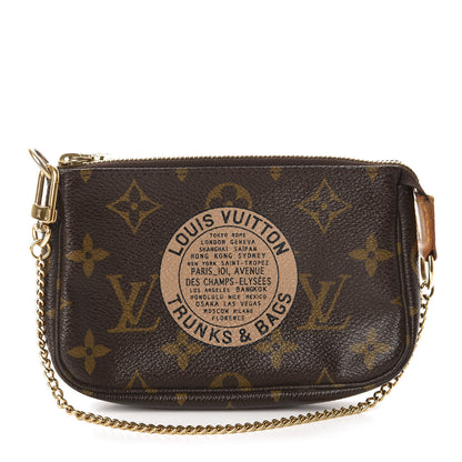 Louis Vuitton Monogram Complice Trunks and Bags Mini Pochette Accessories Beige 1 of 7