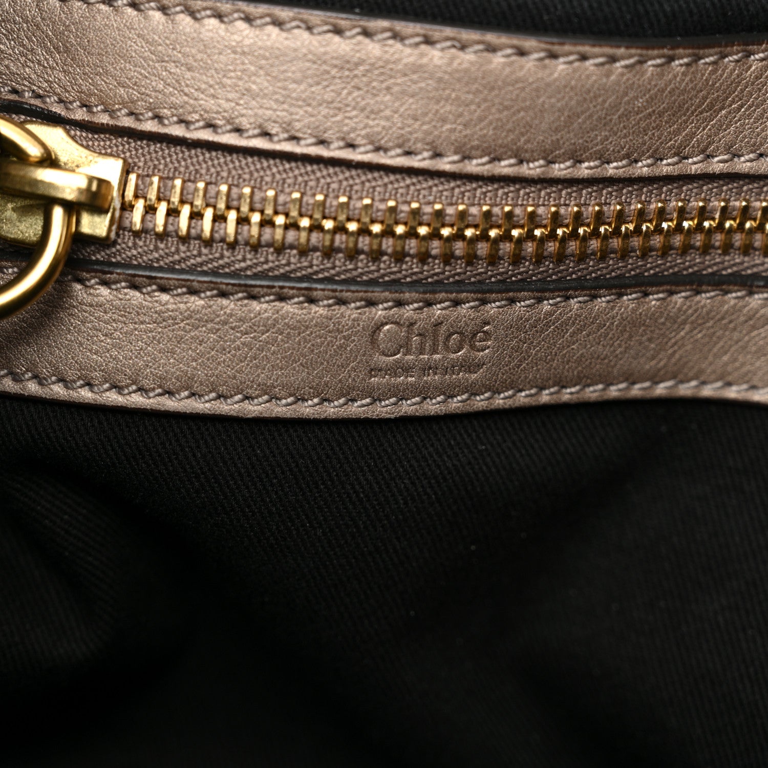 Chloe Calfskin Large Bay Tote Black 6 of 15