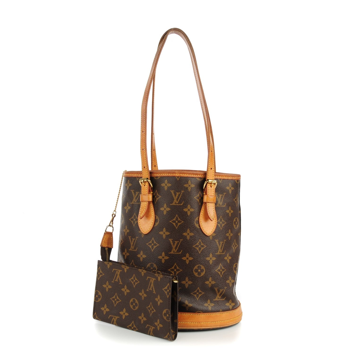 Louis Vuitton Monogram Petit Bucket 23 1 of 17