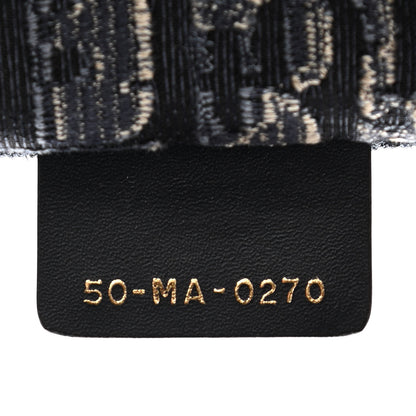 Christian Dior Oblique Velvet Book Tote Blue Multicolor 7 of 12