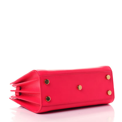 Saint Laurent Calfskin Nano Sac De Jour Fluo Pink 3 of 4