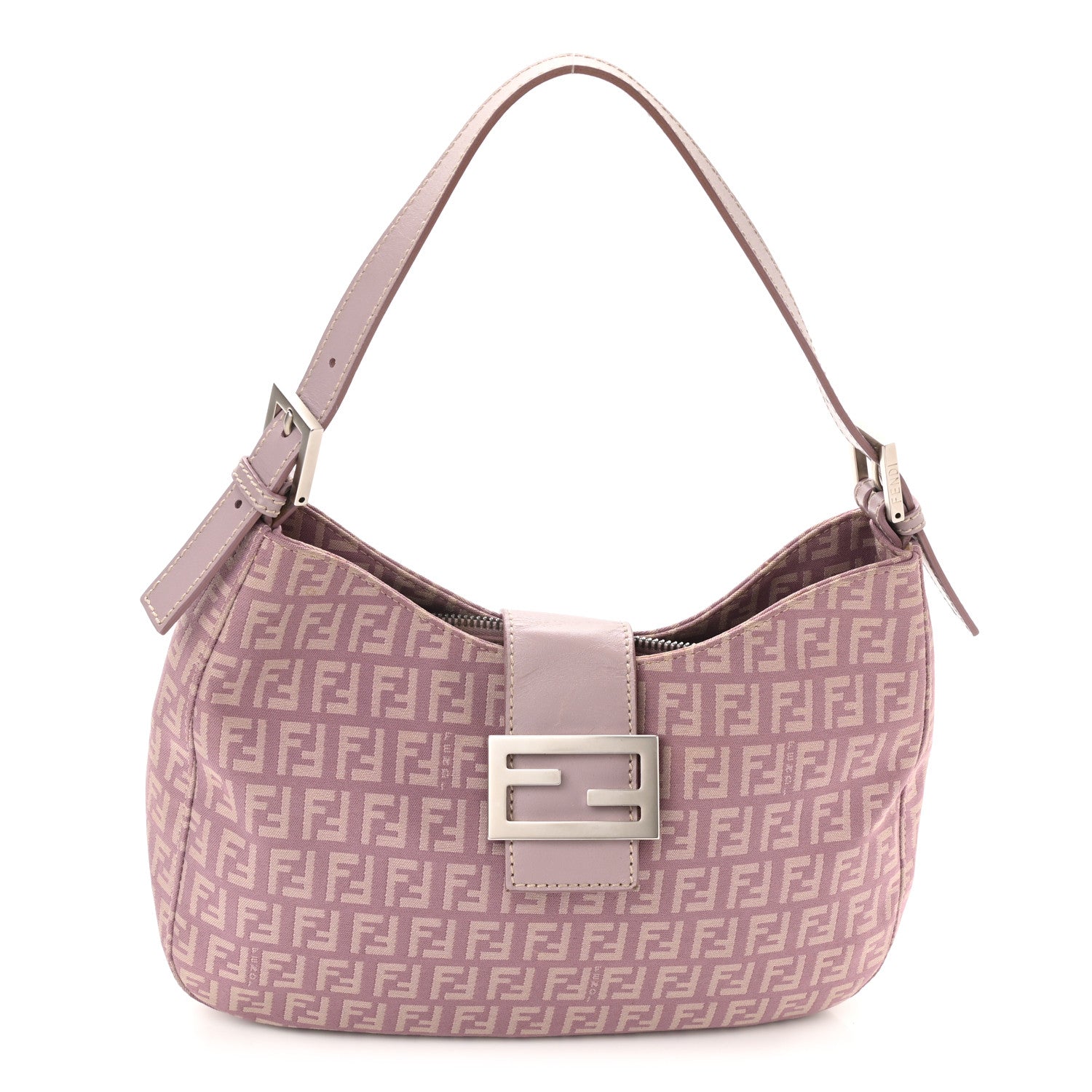 Fendi Zucchino Cuoio Hobo Lilla 1 of 10