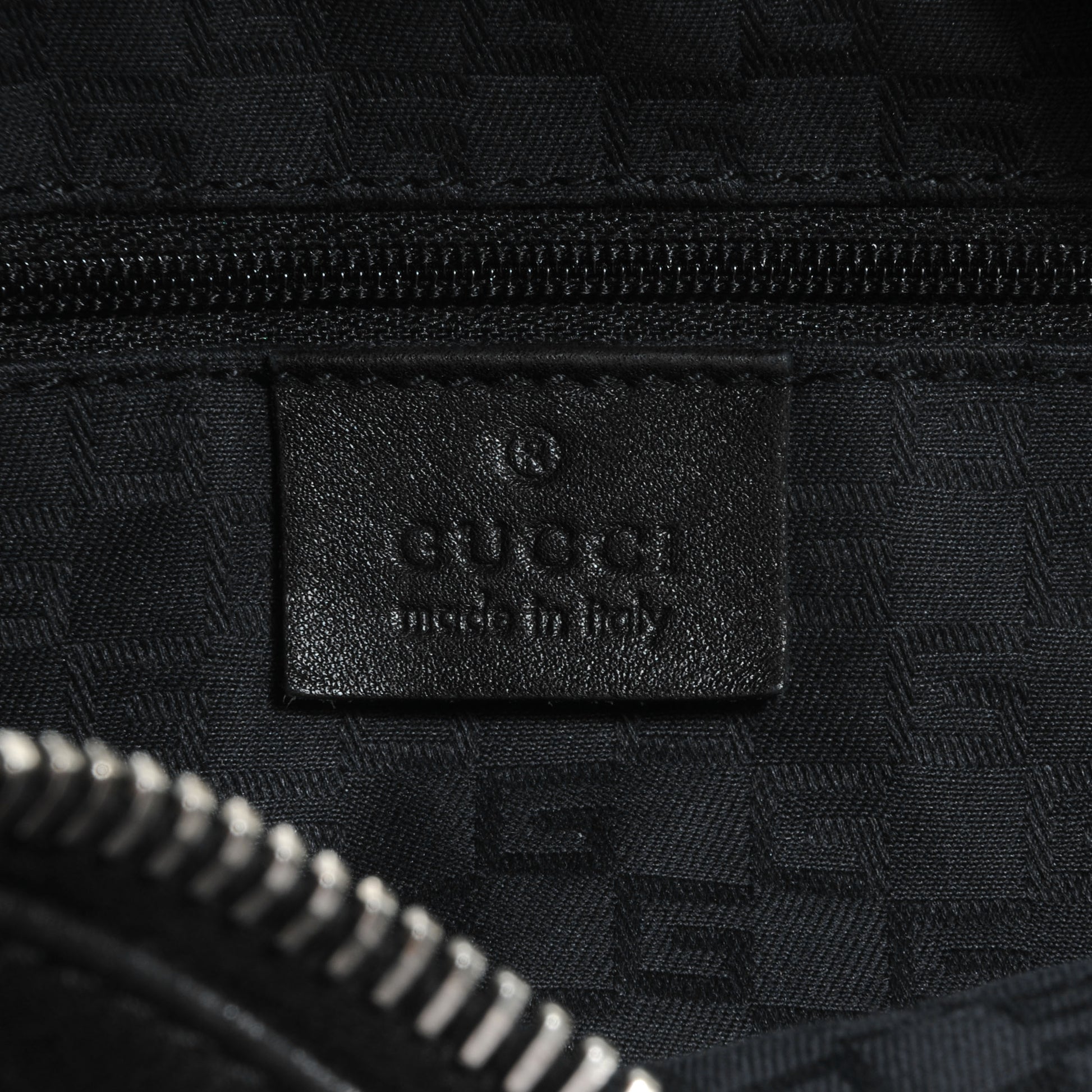 Gucci Leather Moon Hobo Black 6 of 9