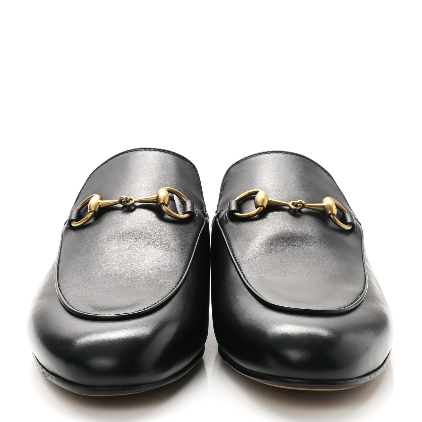 Calfskin Womens Princetown Slippers 37.5 Black