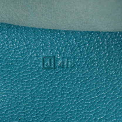 Hermes Chevre Mysore Bi Color Vision Agenda Chocolate Turquoise 9 of 11