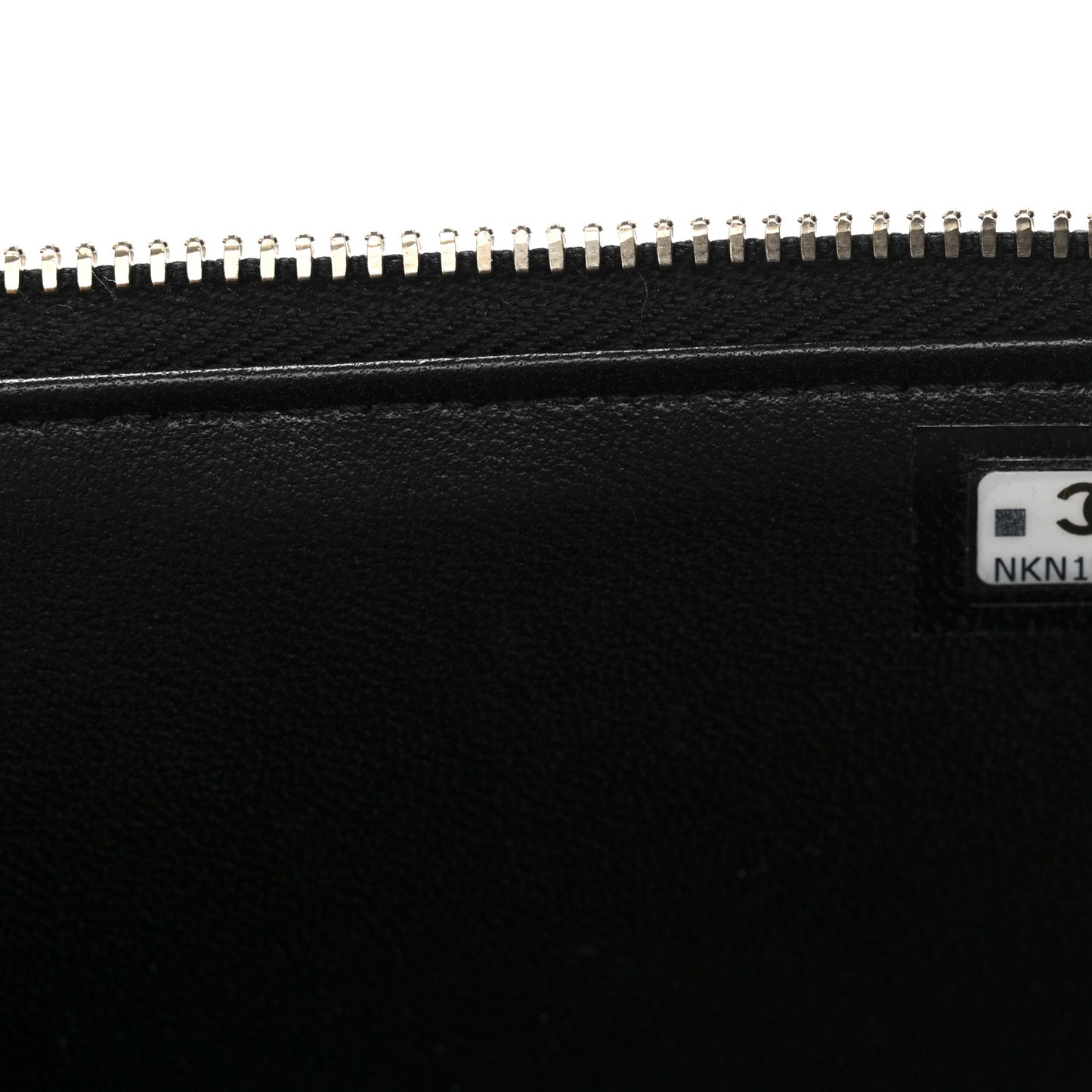 Lambskin Quilted Small Pillow Crush Vanity Case With Chain Black