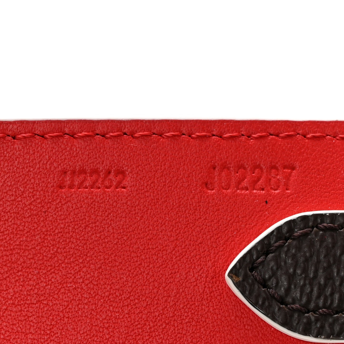 Monogram Bandouliere Shoulder Strap Red