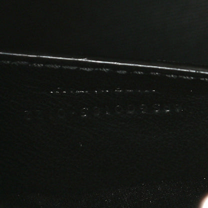 Saint Laurent Grain De Poudre Textured Mixed Matelasse Triquilt Medium Monogram Satchel Black 7 of 12