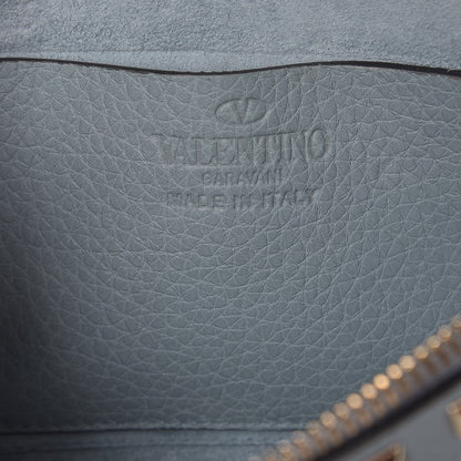 Valentino Garavani Pebbled Calfskin Rockstud Double Zip Camera Crossbody Bag Nube 7 of 7
