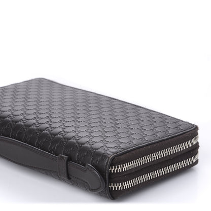 Gucci Soft Microguccissima Zip Around Top Handle Travel Wallet Loess 8 of 12