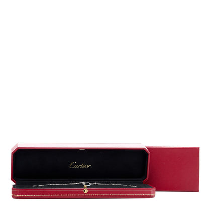 Cartier 18K White Gold Diamond LOVE Bracelet 5 of 5