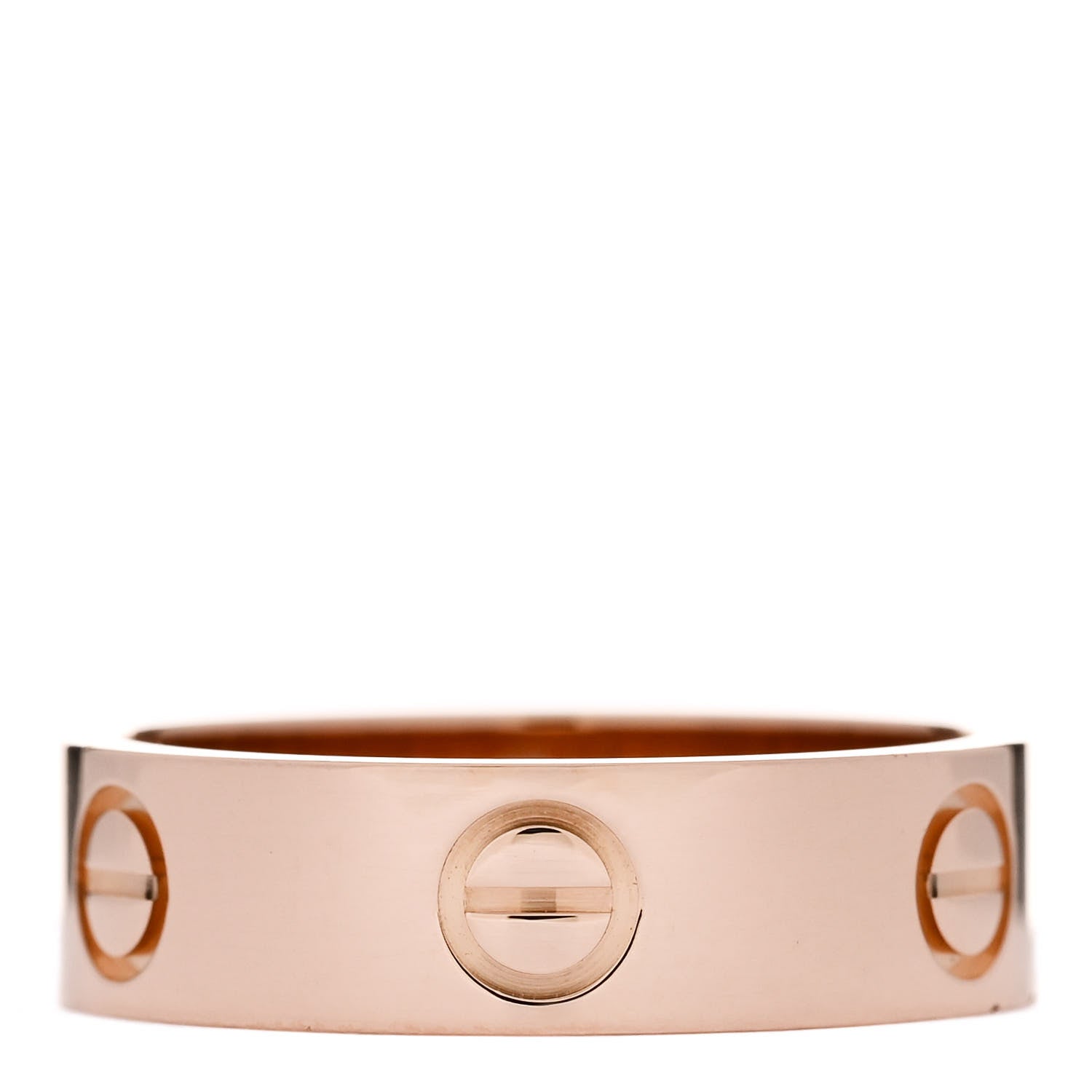 Cartier 18K Pink Gold 5.5mm LOVE Ring 55 7.25 1 of 6