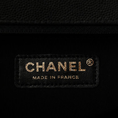 Chanel Caviar Quilted Large Boy Flap Black 6 of 10