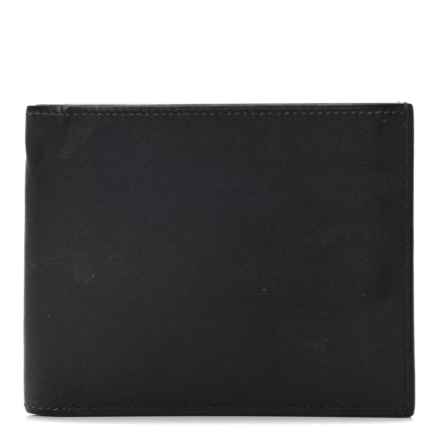 Hermes Swift Citizen Twill Compact Wallet Black 1 of 10