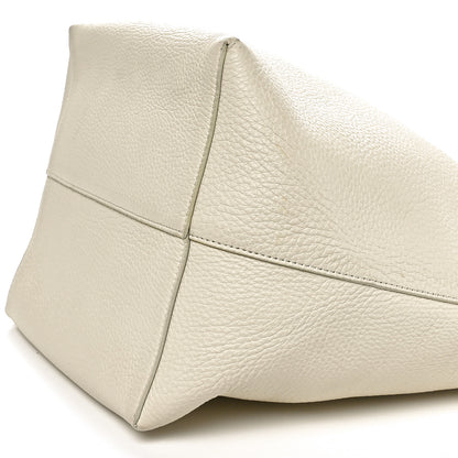 The Row Grained Calfskin Large N/S Park Tote Ivory 10 of 10