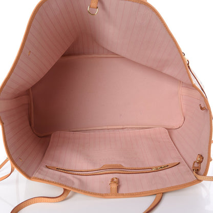 Louis Vuitton Damier Azur Neo Neverfull GM Rose Ballerine 5 of 8