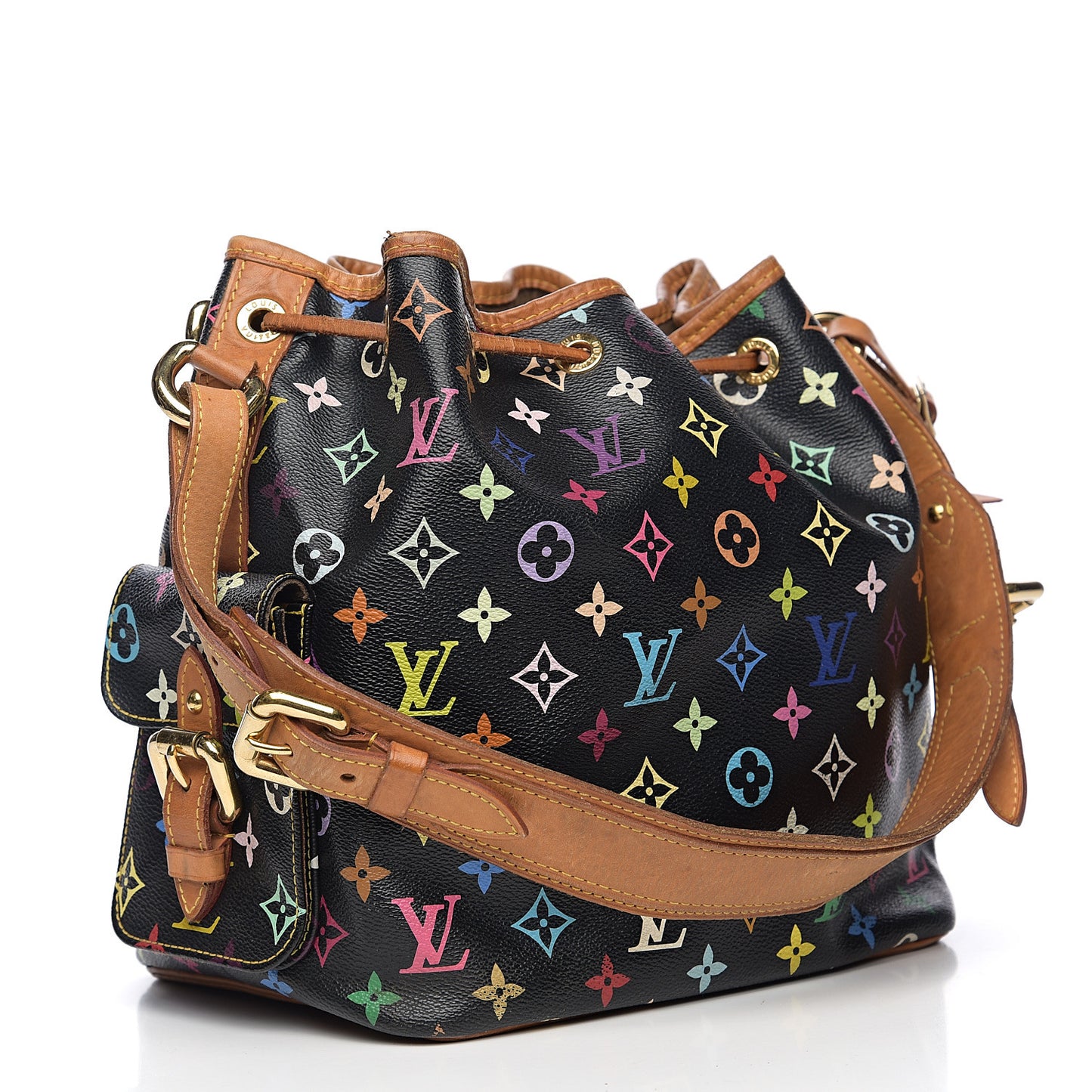 Monogram Multicolor Petit Noe Black