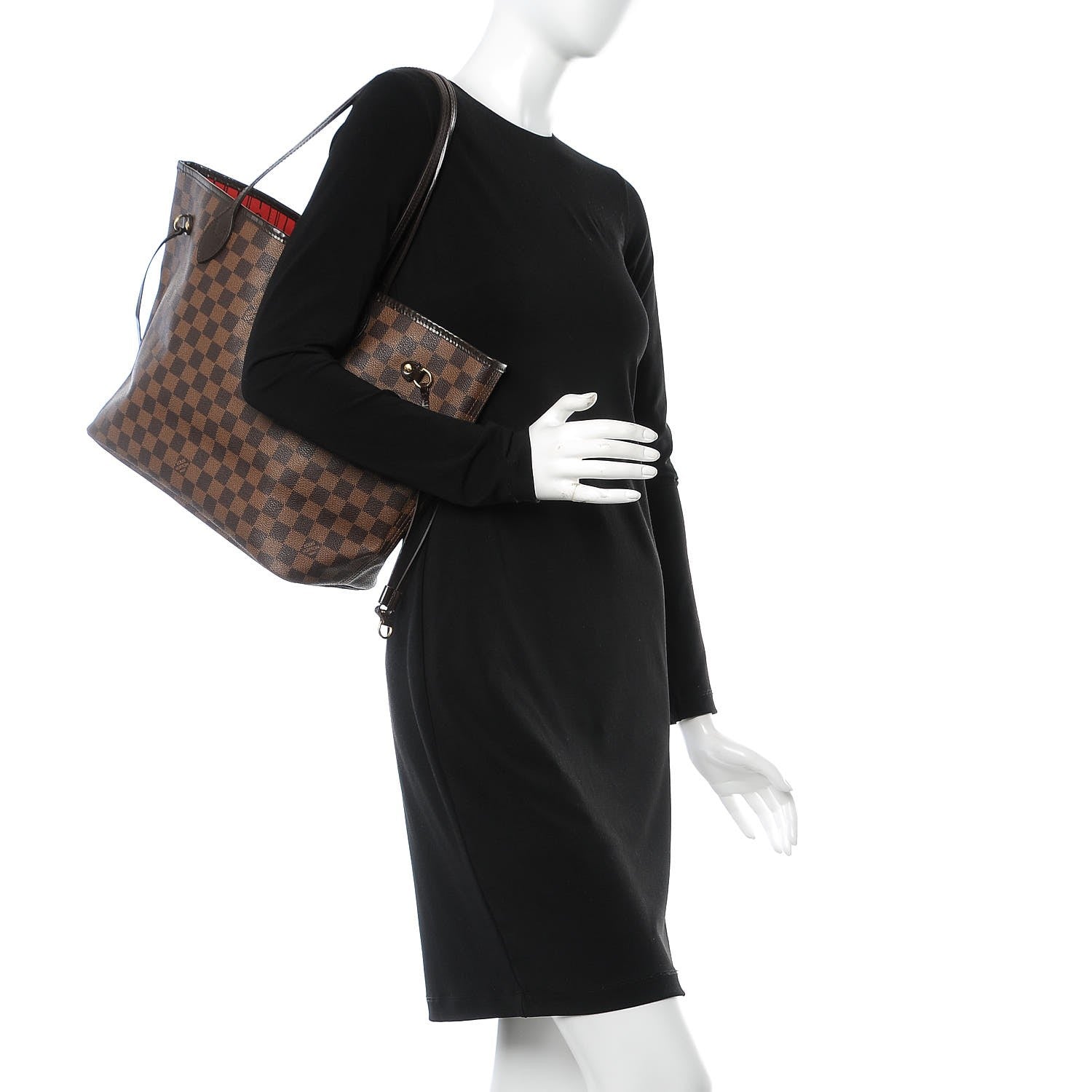 Louis Vuitton Damier Ebene Neverfull MM 2 of 7