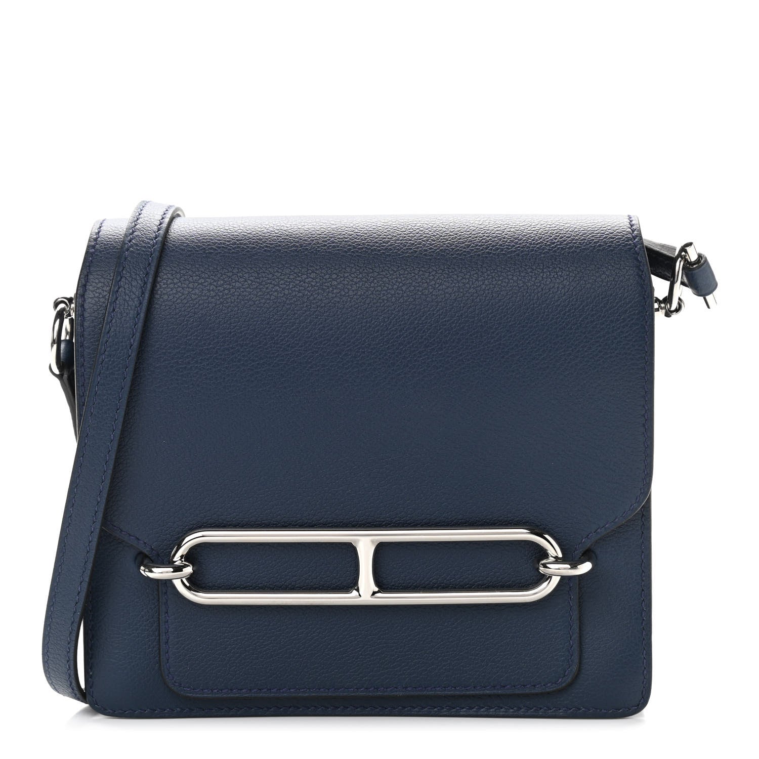 Hermes Evercolor Mini Sac Roulis Bleu De Malte 1 of 12