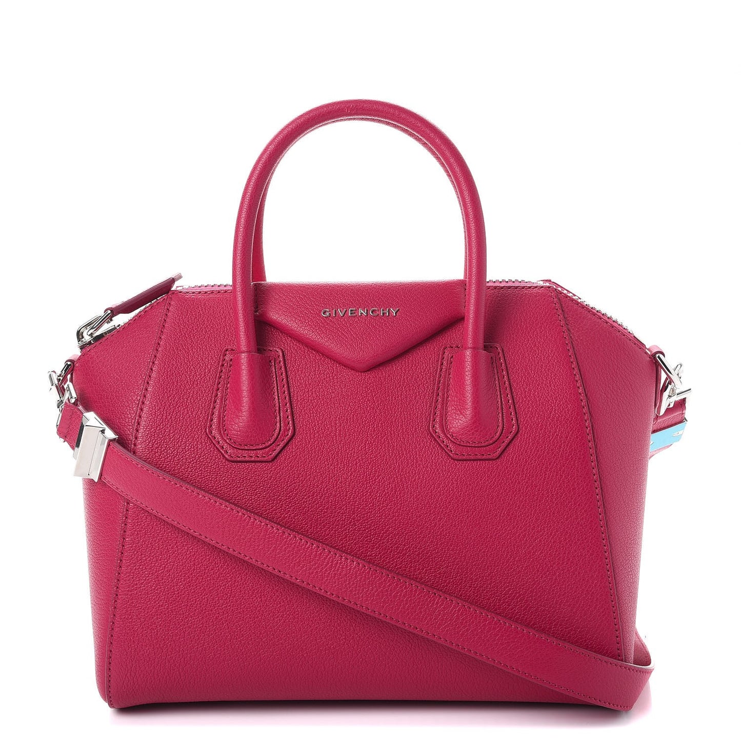 Sugar Goatskin Small Antigona Fuchsia