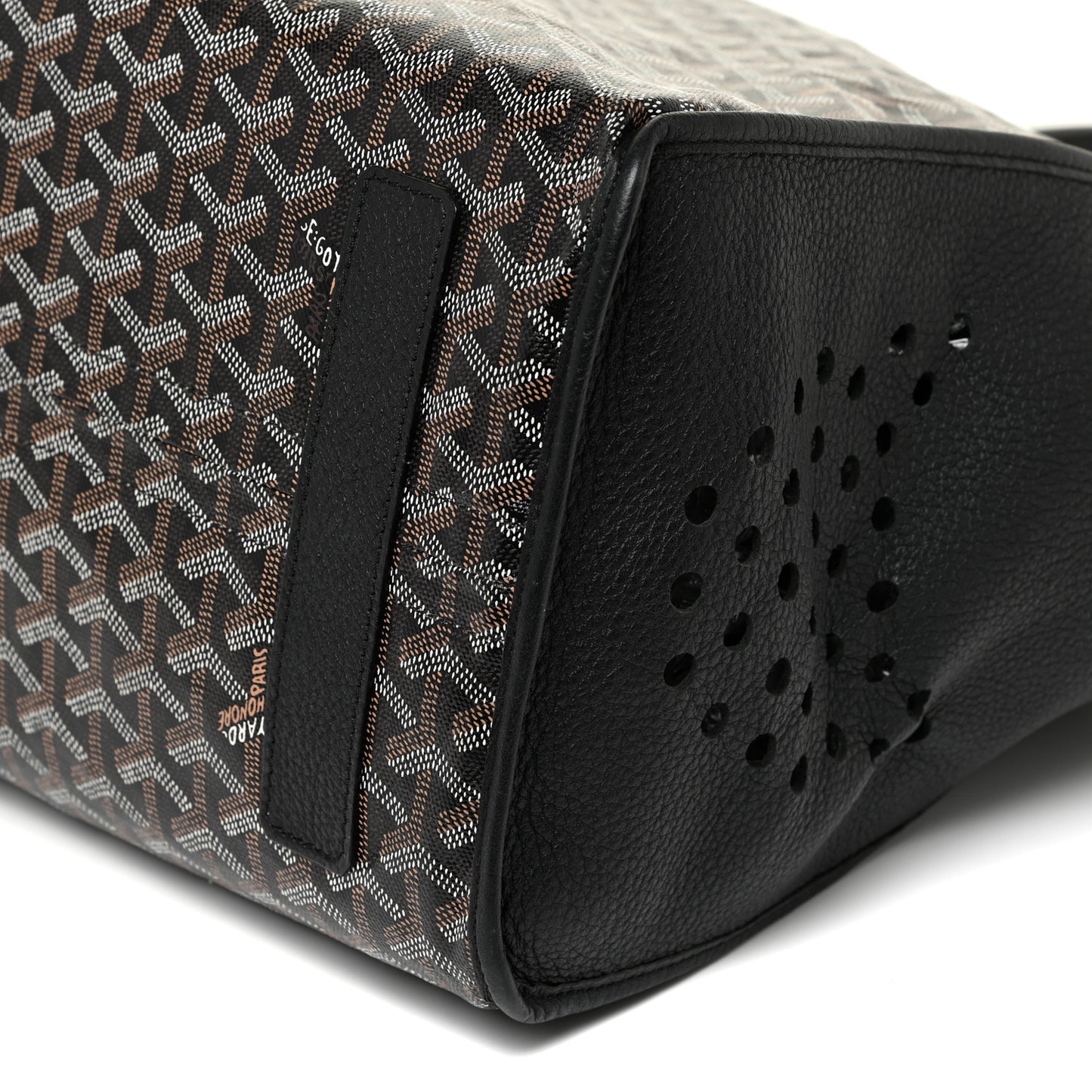 Goyardine Sac Hardy Pet Carrier GM Black