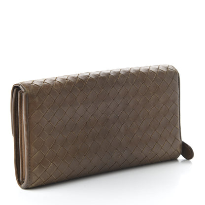 Bottega Veneta Nappa Intrecciato Continental Flap Wallet Ebano 3 of 10