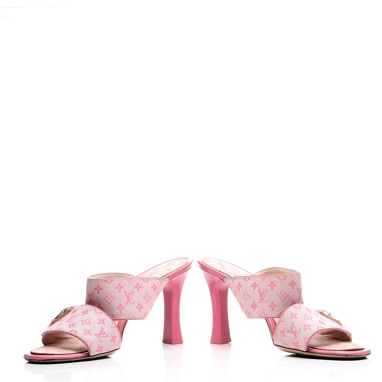 Mini Monogram Mary Kate Mules 41 Pink