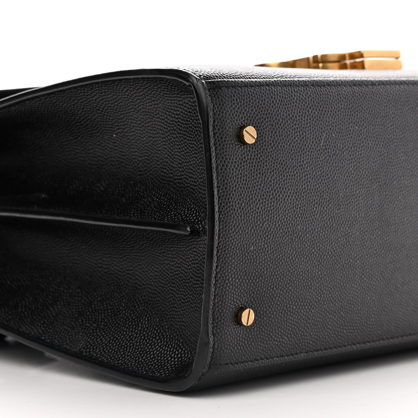 Grain de Poudre Medium Classic Monogram Cassandra Top Handle Black