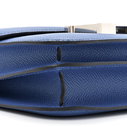 Hermes Epsom Enamel Constance 18 Bleu France 10 of 11