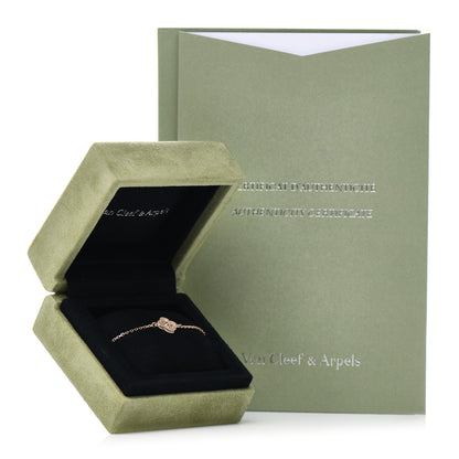 Van Cleef & Arpels 18K Rose Gold Sweet Alhambra Bracelet 4 of 4