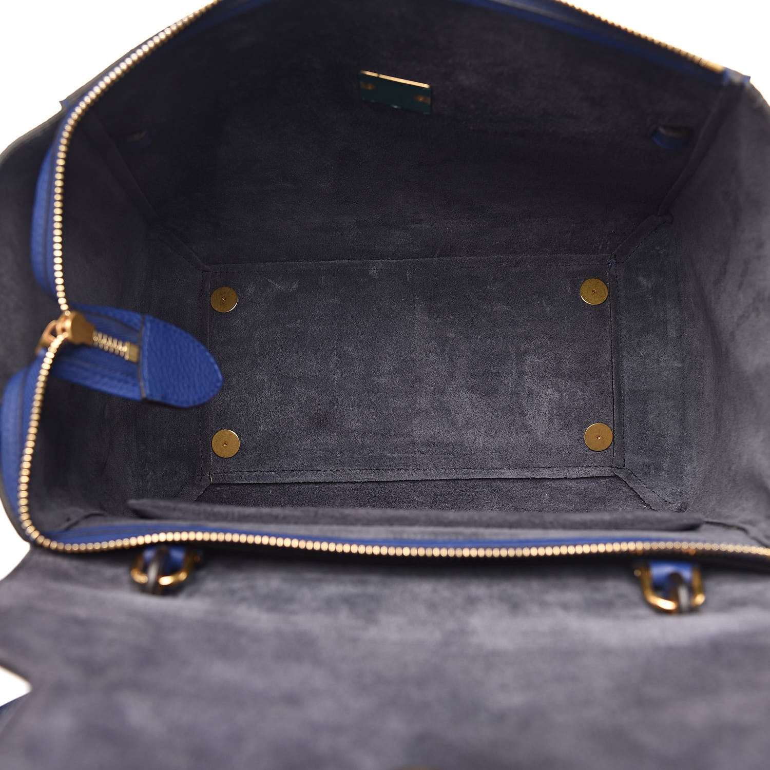 Celine Grained Calfskin Mini Belt Bag Indigo 5 of 11