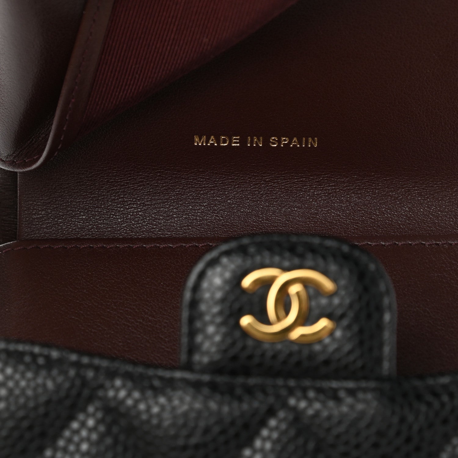 Chanel Caviar Quilted Compact Flap Wallet Black 7 of 9