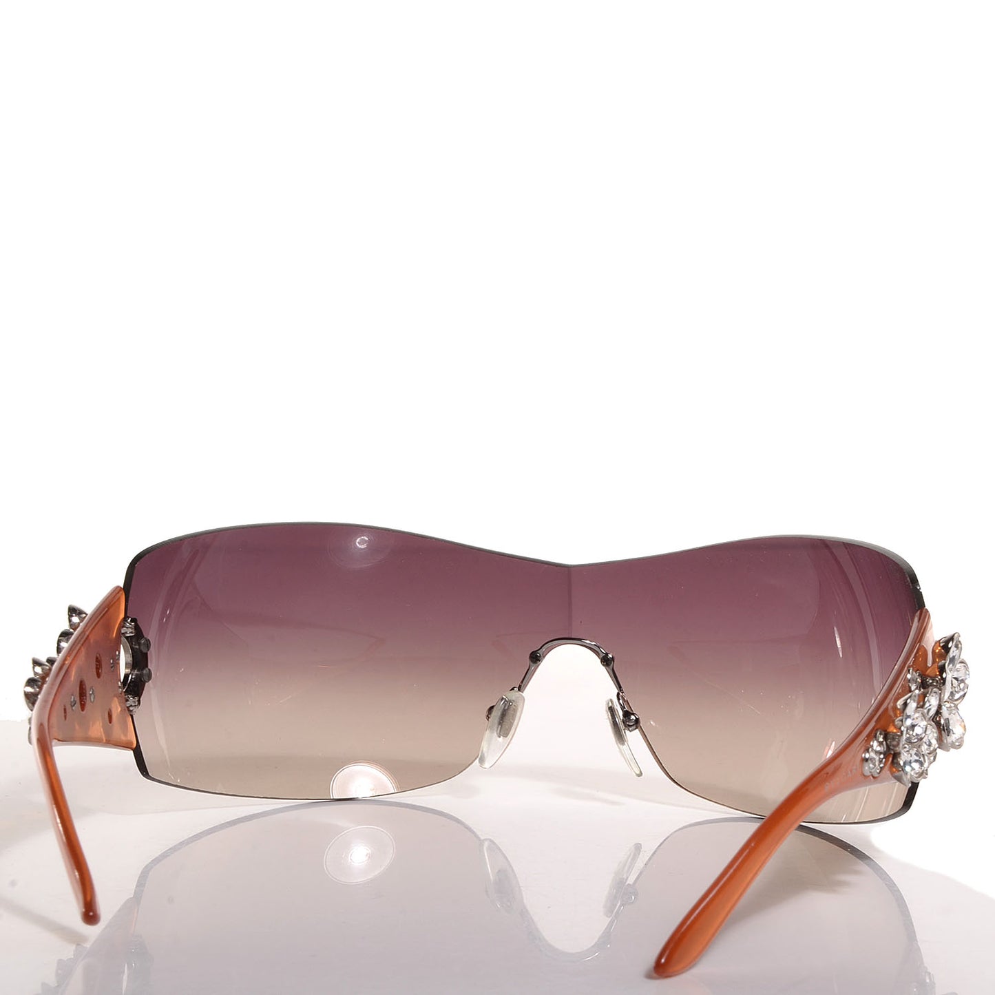 BVLGARI Crystal Flower 652-B Sunglasses