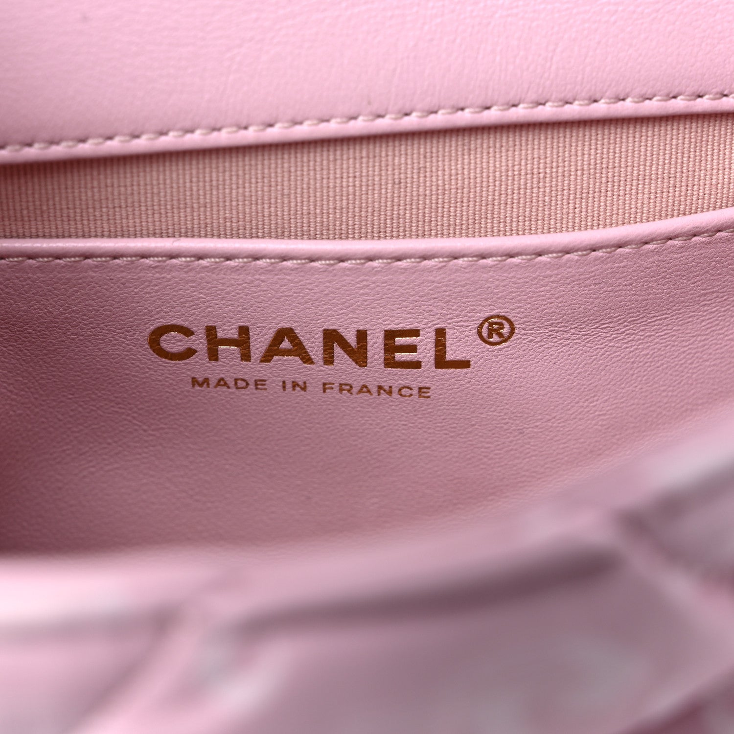 Chanel Printed Lambskin Quilted CC Mini Flap Pink 6 of 10