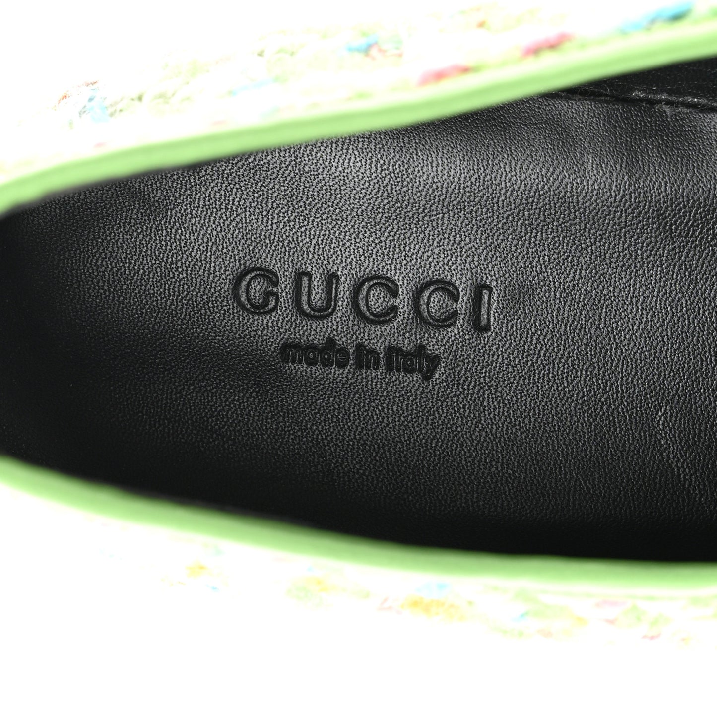 Tweed Multicolor Malaga Kid Horsebit Womens Jordaan Loafers 40 Green Multicolor