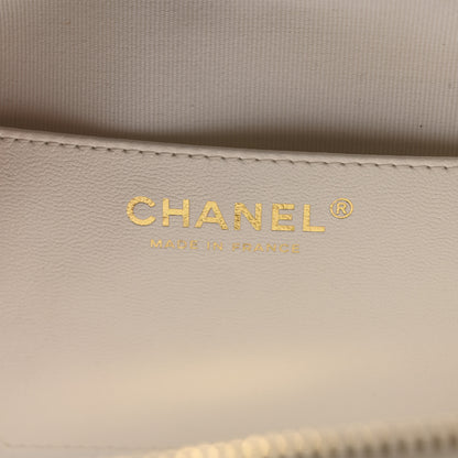Chanel Lambskin Quilted CC In Love Heart Bag White 6 of 10