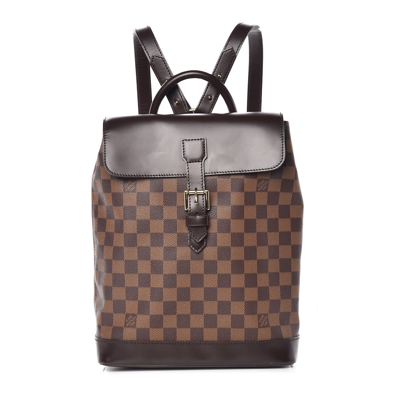 Louis Vuitton Damier Ebene Soho Backpack 1 of 12