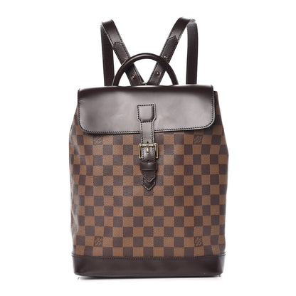 Louis Vuitton Damier Ebene Soho Backpack 1 of 12
