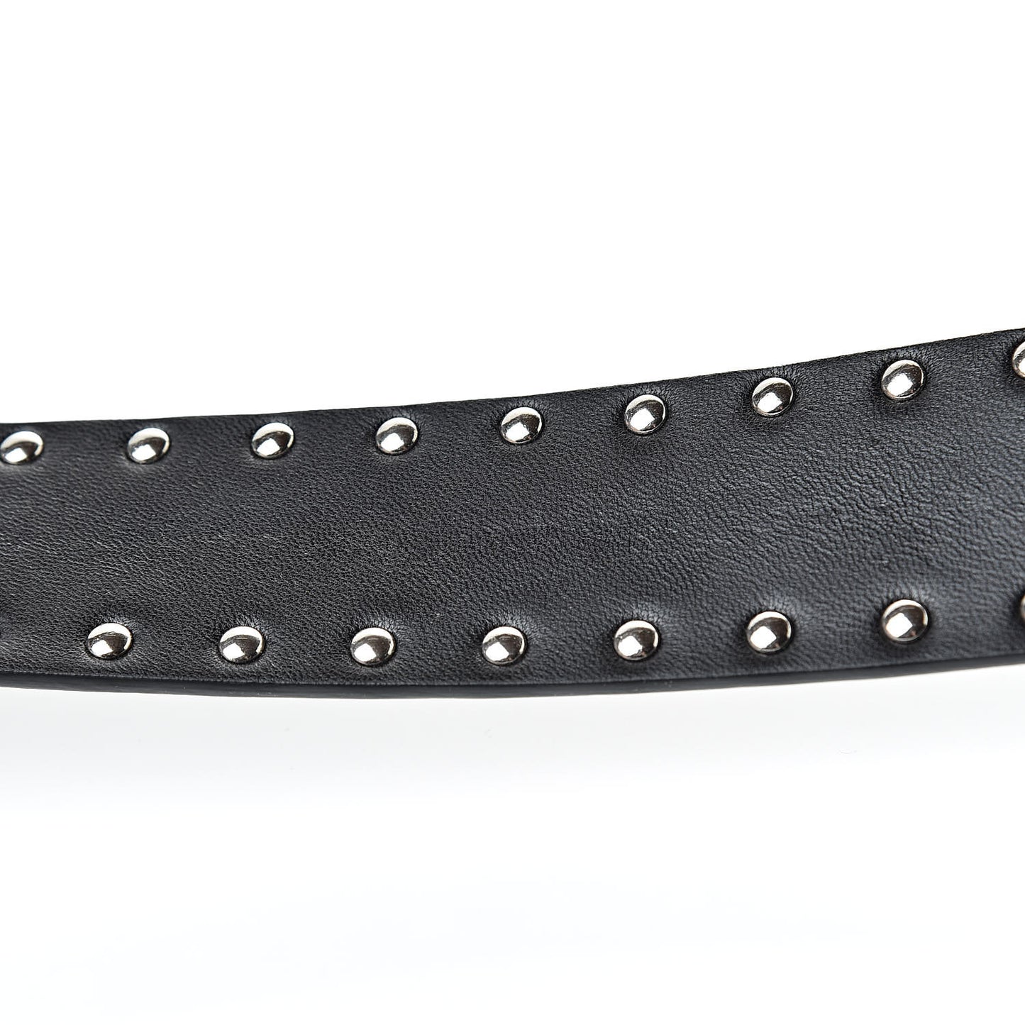 Lambskin Free Rockstud Spike Shoulder Strap Black