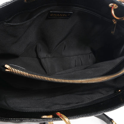 Chanel Caviar Grand Shopping Tote GST Black 6 of 8