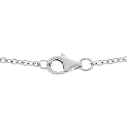 Cartier 18K White Gold Interlocking LOVE Necklace 4 of 5