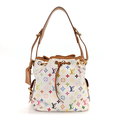 Louis Vuitton Monogram Multicolor Petit Noe White 1 of 10