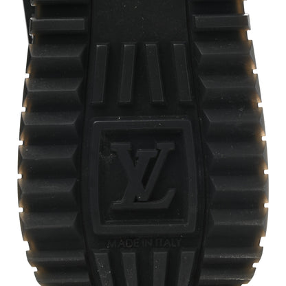 Louis Vuitton Suede Monogram Run Away Sneakers 40 Black 9 of 9