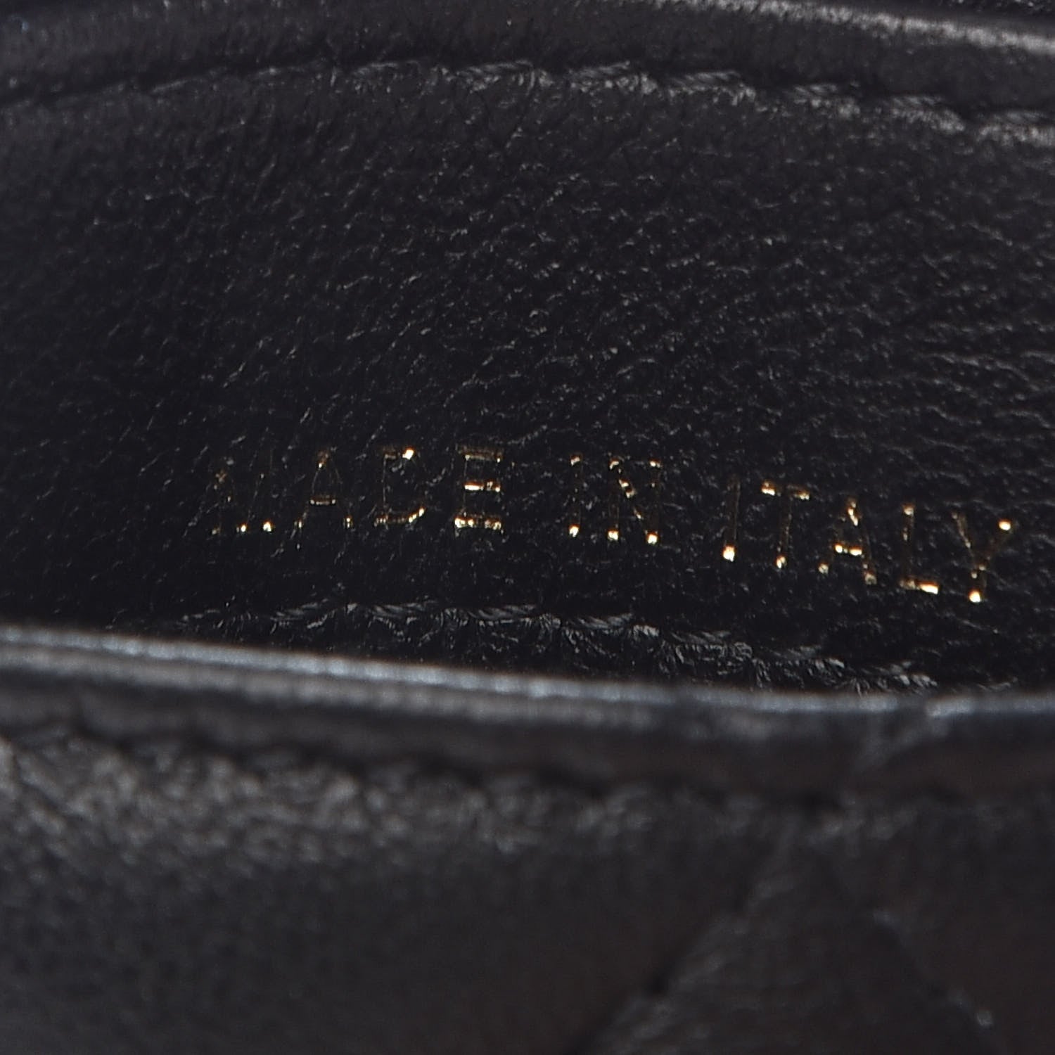 Chanel Lambskin Quilted Card Holder On Chain Black 6 of 7