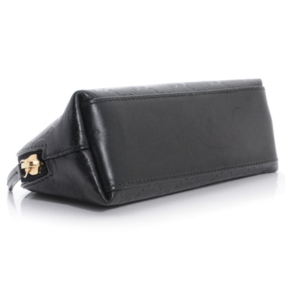 Gucci Guccissima Small Cosmetic Case Black 3 of 6